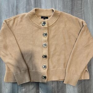 Quince tan cardigan vintage